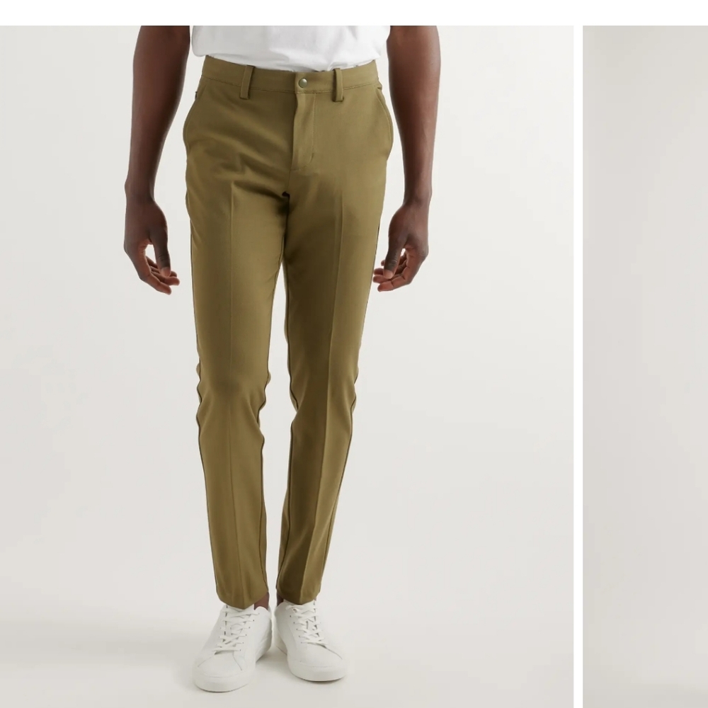 Quince Dark Khaki Dress Pants